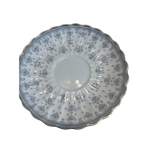Spode Fleur De Lys Gray Cup and Saucer‎ Multiples available - Picture 2 of 4